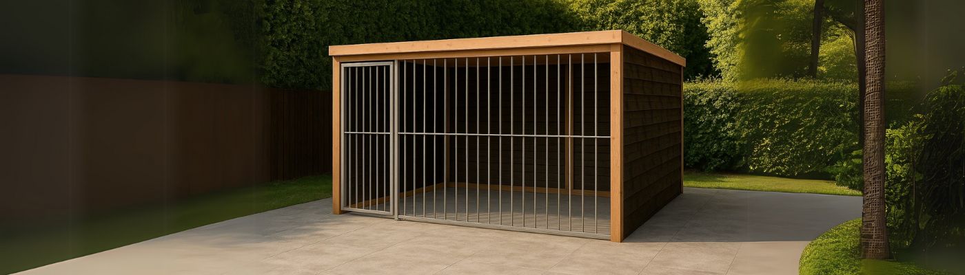 Houten kennel versus metalen kennel