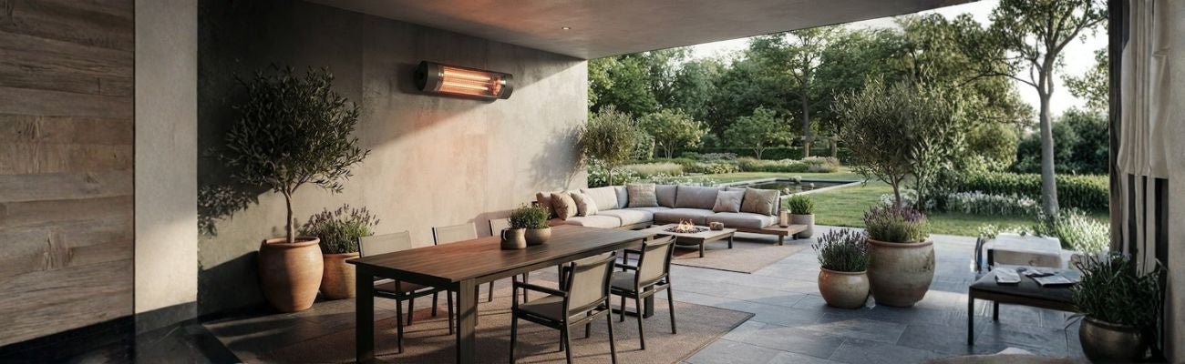 Waar terrasverwarmer plaatsen? Tips voor het plaatsen van terrasverwarmers in de tuin. - Doika