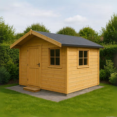 Houten blokhut
