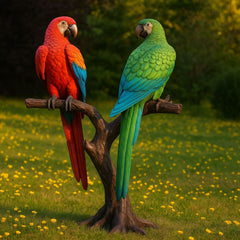 Tuinbeeld Papegaai