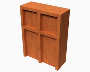 Cortenstaal Brievenbusunits - Doika