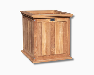 Houten plantenbakken