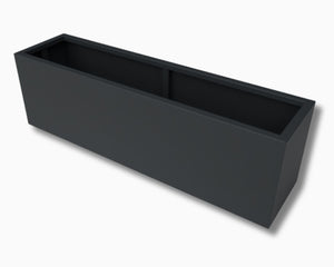 Langwerpige aluminium plantenbakken