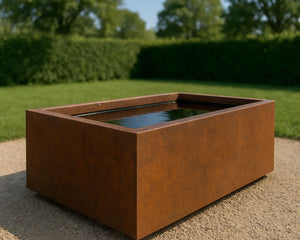 Vijver cortenstaal 200x100x60cm 133kg