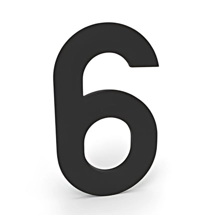 Zwarte Zelfklevende Huisnummers - 10 cm Hoog