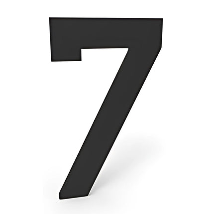 Zwarte Zelfklevende Huisnummers - 10 cm Hoog