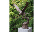 Bronzen beeld Arend met gespreide vleugels 76x37x56cm