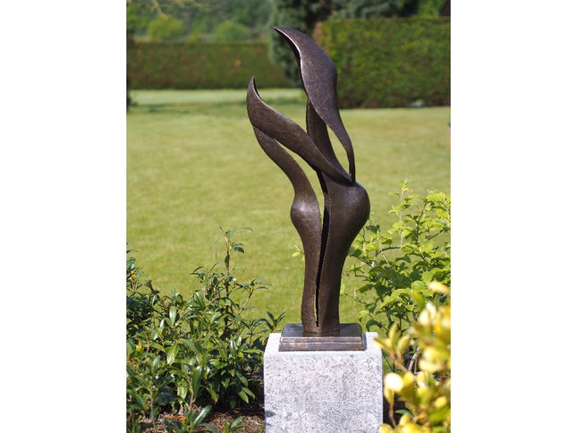 Bronzen beeld Moderne sculptuur "Harmony" 110x30x40cm