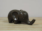 Bronzen beeld Kleine olifant 9x9x22cm