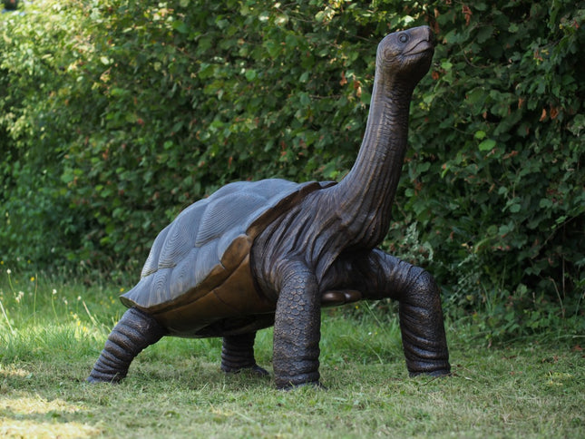 Bronzen beeld Reuze Schildpad 150x110x155cm