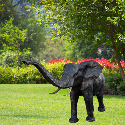 Bronzestatue Großer Elefant 189x140x321cm (HxBxL)