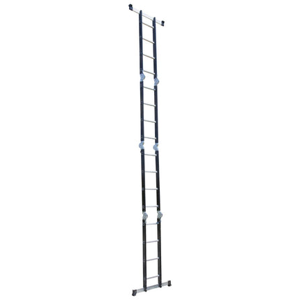EscaloVouwladder Mulltifold 2-IN-1 Zwart