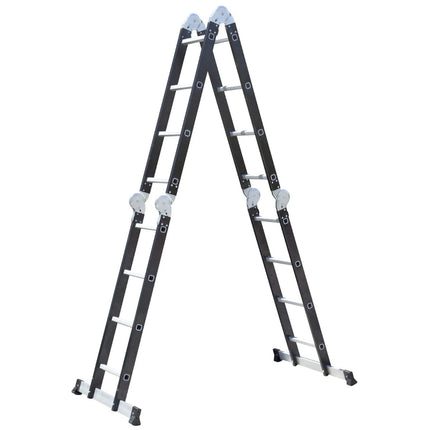 EscaloVouwladder Mulltifold 2-IN-1 Zwart