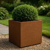 Geroba Quadra cortenstalen plantenbak vierkant 60x60x60cm 31kg