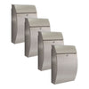 Practo Garden Brievenbussen New York RVS  | Set van 4 stuks