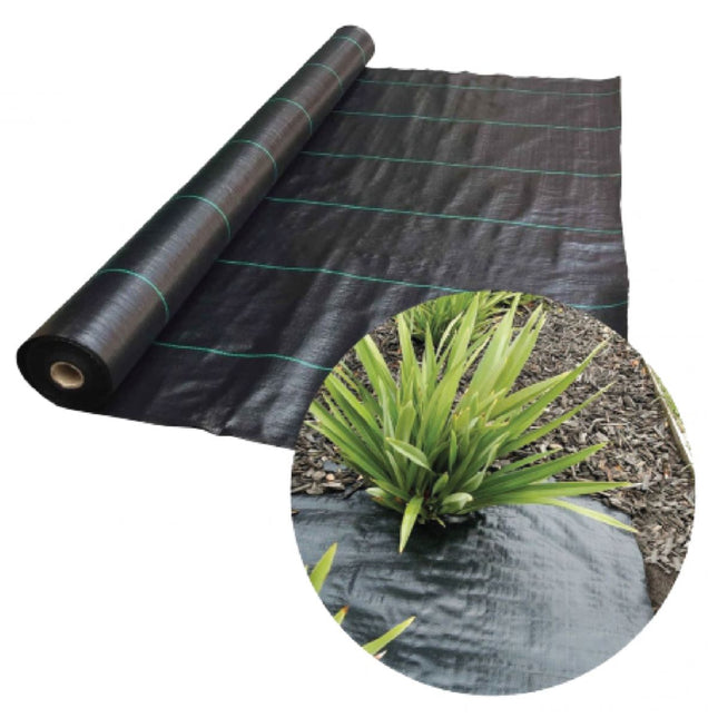 Practo Gronddoek/Worteldoek 100gram per m2 2,500x100 cm - zwart