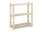 Practo Houten opbergrek 95x80x30 cm – 3 legborden
