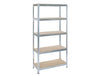 Practo Metalen Rek Heavy Duty 180x90x40 cm – 4 legborden – Grijs