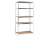 Practo Metalen opbergrek 200x100x50 cm – 5 legborden – Galva