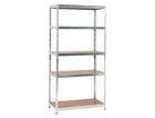 Practo Metalen opbergrek 200x100x50 cm – 5 legborden – Galva