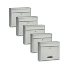 Practo Garden Brievenbussen Oxford zilvergrijs  | Set van 5 stuks
