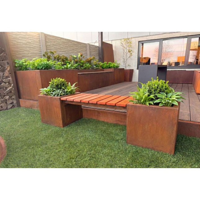 Geroba Tussa Hardhout Verbindingsbank 80×40 cm