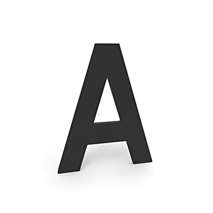 Schwarze selbstklebende Hausnummern - 10 cm hoch