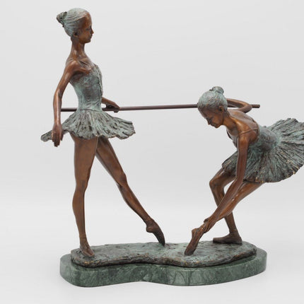 Bronzen beeld 2 Ballerina's 31x12x33cm - Doika - Bronzen beeld - Doika - 5410807912546 - AN1254BR-B