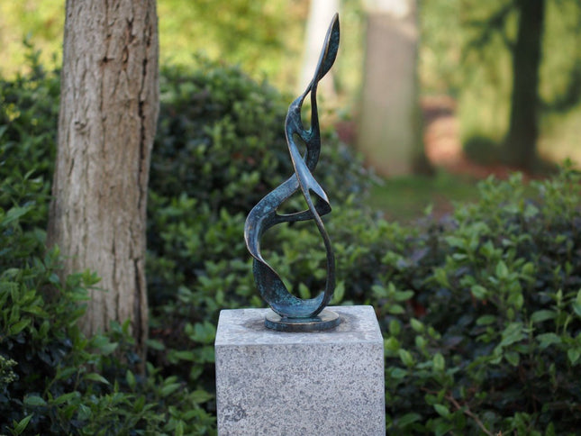 Bronzen beeld Abstract sculptuur 49x12x15cm - Doika - Bronzen beeld - Doika - 5410807028551 - AN2855BR-VI