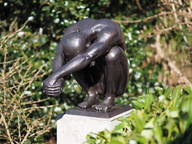 Bronzen beeld Duiker 49x30x63cm 21kg - Doika - Bronzen beeld - Doika - 5410807913000 - B1300