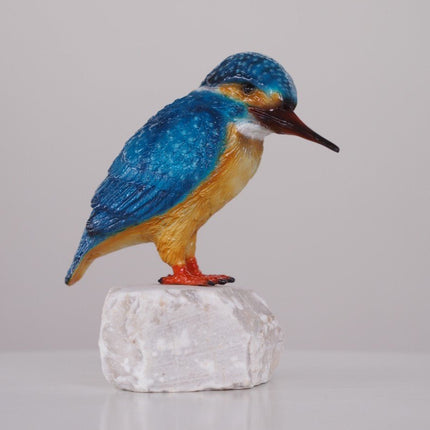 Bronzen beeld ijsvogeltje gekleurd 15x9x14cm - Doika - Bronzen beeld - Doika - 5410807015391 - BS1539C