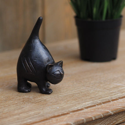 Bronzen beeld Kat 14x6x10cm - Doika - Bronzen beeld - Doika - 5410807913260 - AN1326BR-B
