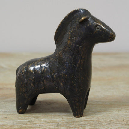Bronzen beeld Klein paard 14x5x13cm - Doika - Bronzen beeld - Doika - 5410807021330 - AN2133BR-BI
