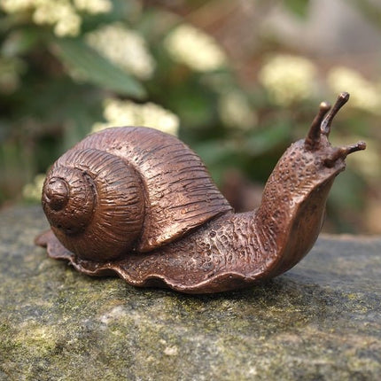 Bronzen beeld Kleine slak 6x5x11cm - Doika - Bronzen beeld - Doika - 5410807011270 - AN1127BR-B