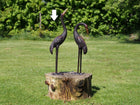 Bronzen beeld Kraanvogel naar beneden 61x14x20cm - Doika - Bronzen beeld - Doika - 5410807043424 - BS4342B