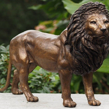 Bronzen beeld Leeuw 26x12x42cm - Doika - Bronzen beeld - Doika - 5410807006009 - AN0600BR-B