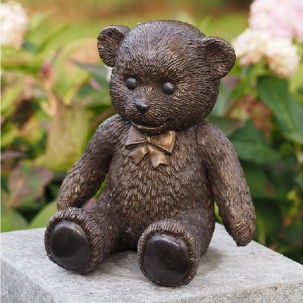 Bronzen beeld Teddy beer 22x16x20cm - Doika - Bronzen beeld - Doika - 5410807015285 - AN1528BR-B