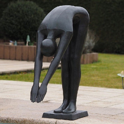 Bronzen beeld Zwemmer Christophe 90x30x50cm - Doika - Bronzen beeld - Doika - 5410807013496 - AN1349BR-B