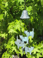 Bronzen Windgong met poezen 30x9x9cm - Doika - Windgong - Doika - 5410807101841 - WC0184BR-V