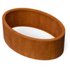 Ellipsvormige cortenstalen plantenbak zonder bodem 120x80x40 cm - Doika - Plantenbak - Geroba - 5404033116427 - OvaluZBC1