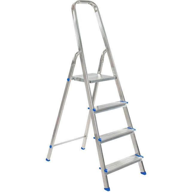 Escalo Aluminium trapladder 44x153x11 cm - 4 treden – Easy Step - Doika - Ladders en Stellingen - Escalo - 5414045031083 - L154