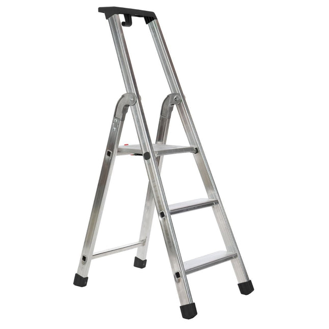 Escalo Industriele Trapladder 3 Treden Quadra - Doika - Ladders en Stellingen - Practo Home - 5414045478031 - LE803
