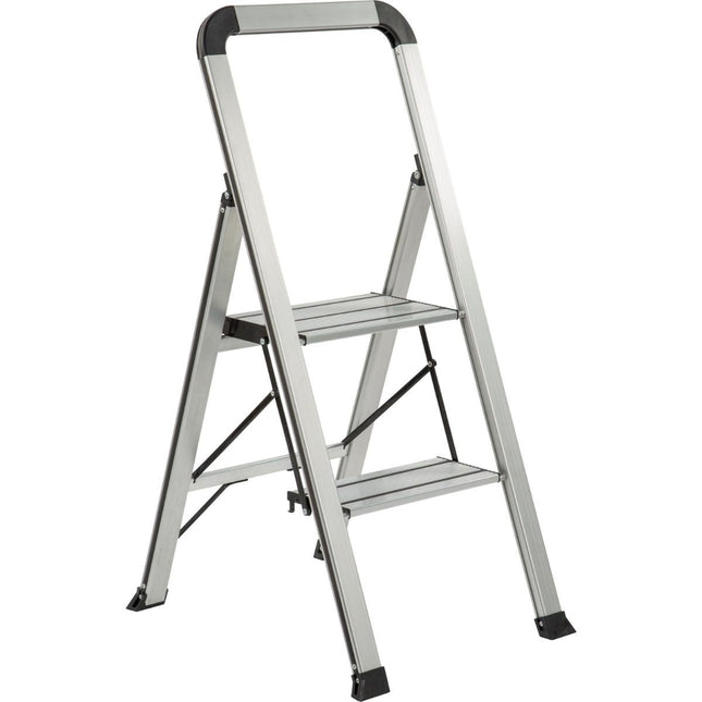 Escalo Trapladder Aluminium Space 2 Treden - Doika - Ladders en Stellingen - Escalo - 5414045038266 - L252