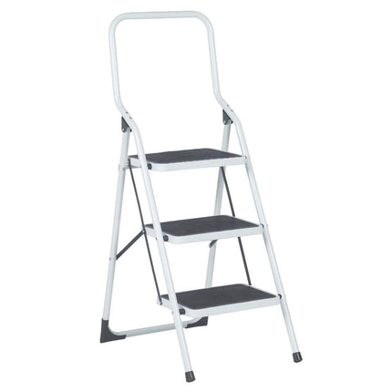 Escalo Trapladder Big Step 3 Brede Tr. - Wit - Doika - Ladders en Stellingen - Escalo - 5414045942136 - L213