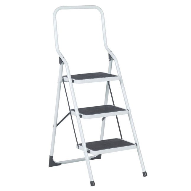 Escalo Trapladder Big Step 3 Brede Tr. - Wit - Doika - Ladders en Stellingen - Escalo - 5414045942136 - L213