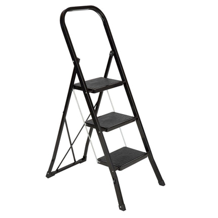 Escalo Trapladder Color Step 3TR. +Beugel Zwart - Doika - Ladders en Stellingen - Practo Home - 5414045004827 - L423HN
