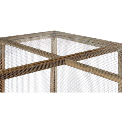 Hühnerstall Luuk 448 x 179 x 183 cm - Imprägniertes Holz