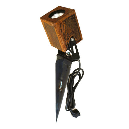 Grondspot cortenstaal 8,5x8,5x11,5 cm (DxBxH) - Doika - Buitenverlichting - Gardd -  - GARDD-C7S - TUINSPOT
