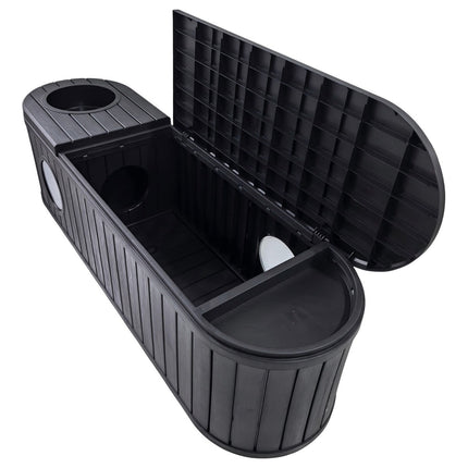 Kattenhuis Pipa Zwart - Doika - Kattenhuis - Practo Home - 5414045050466 - DH210N