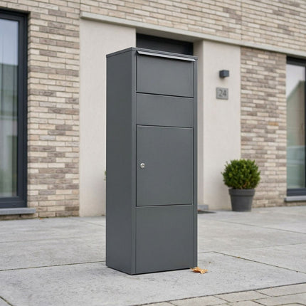 Practo Garden Pakketbrievenbus Hannover mat grijs - Doika - Brievenbus - Practo Garden - 5414045020278 - B720A
